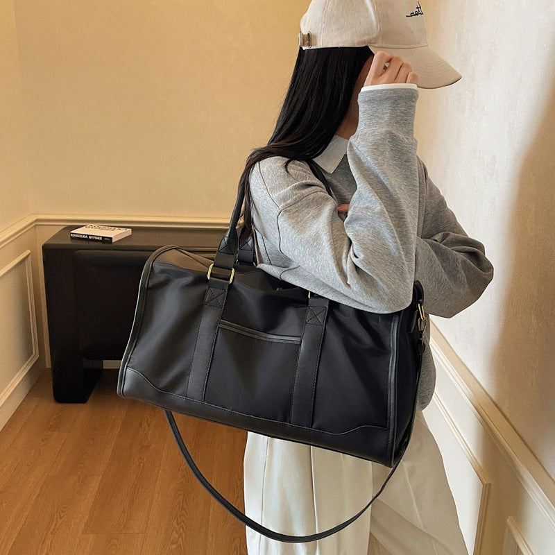 Klassische Leder Reise Duffle Karnz