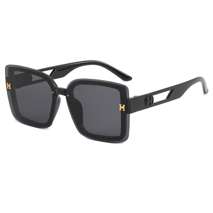 Damen moderne quadratische Sonnenbrille mit elegantem Design Karnz