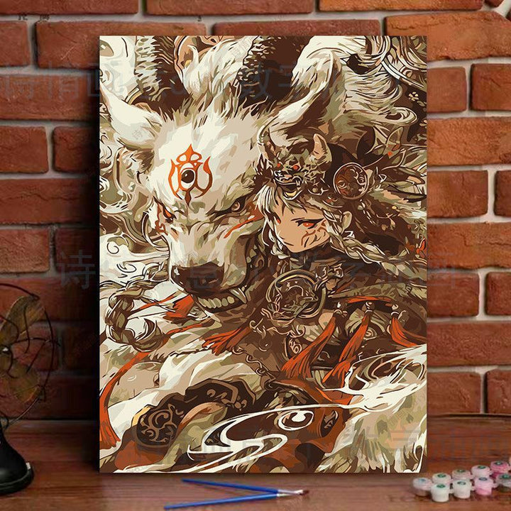 Fantasy Creature Themed Wandkunst Karnz