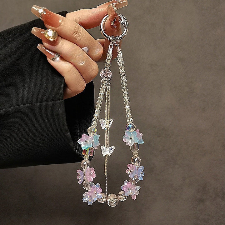 Dekorativer floral Charme Telefon Lanyard Karnz