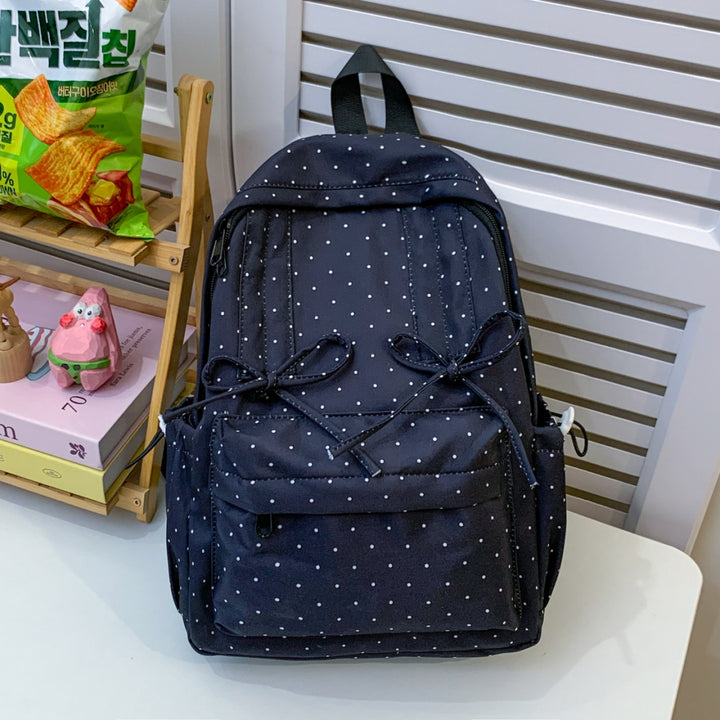 Punktet mönd Laptop Rucksack