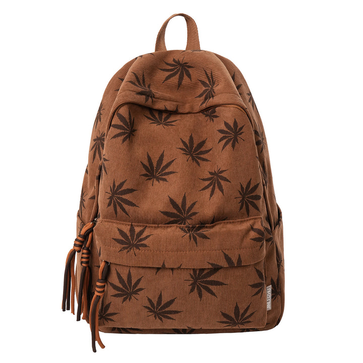 Stylische Blattmuster-Rucksack Karnz