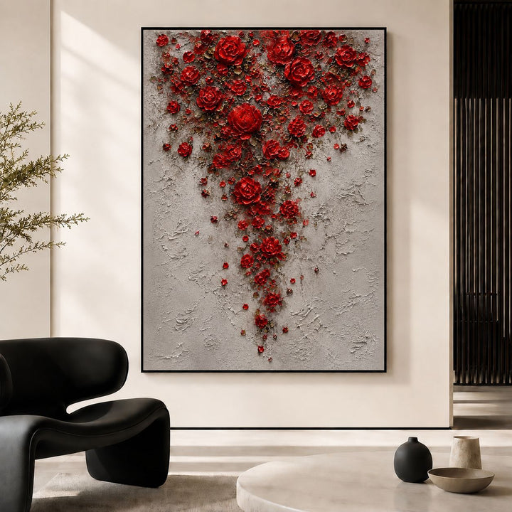 Dekorative florale Leinwandkunst
