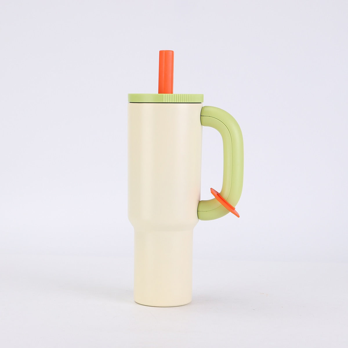 Damen stylischer Isolierbecher mit Strohhalm Karnz