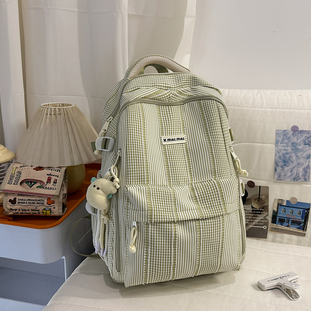 Moderner gestreifter Rucksack Karnz