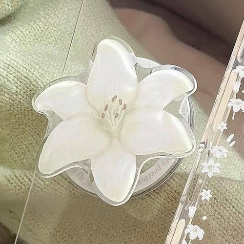 Luxus Handspiegel im floralen Design Karnz
