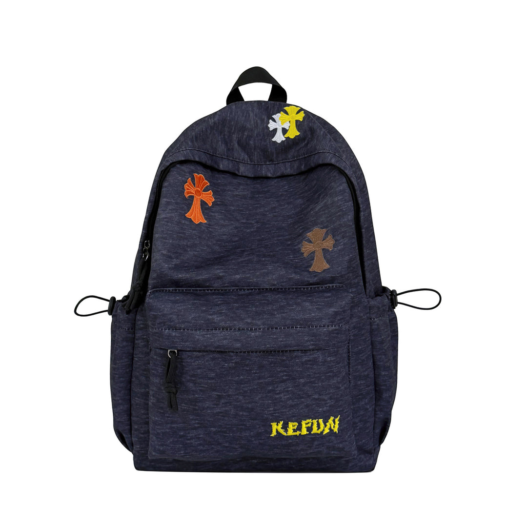 Lässiger gestickter Rucksack