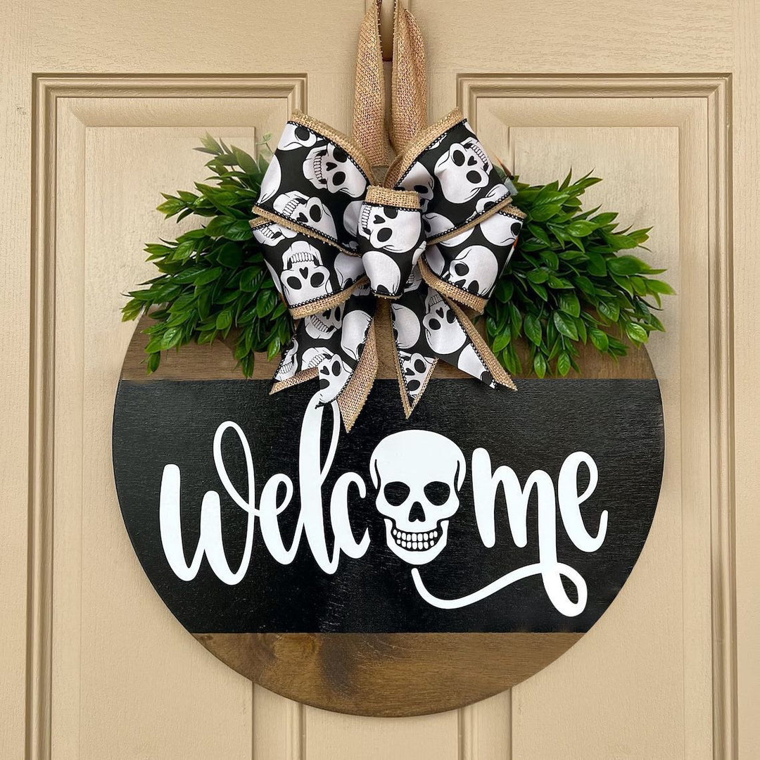 Halloween-Thema Willkommensschild