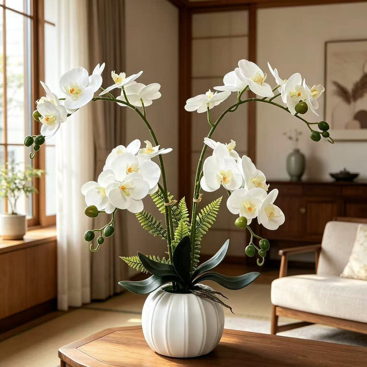 Elegante Künstliche Orchideenarrangement 1790480671 für Wohnkultur