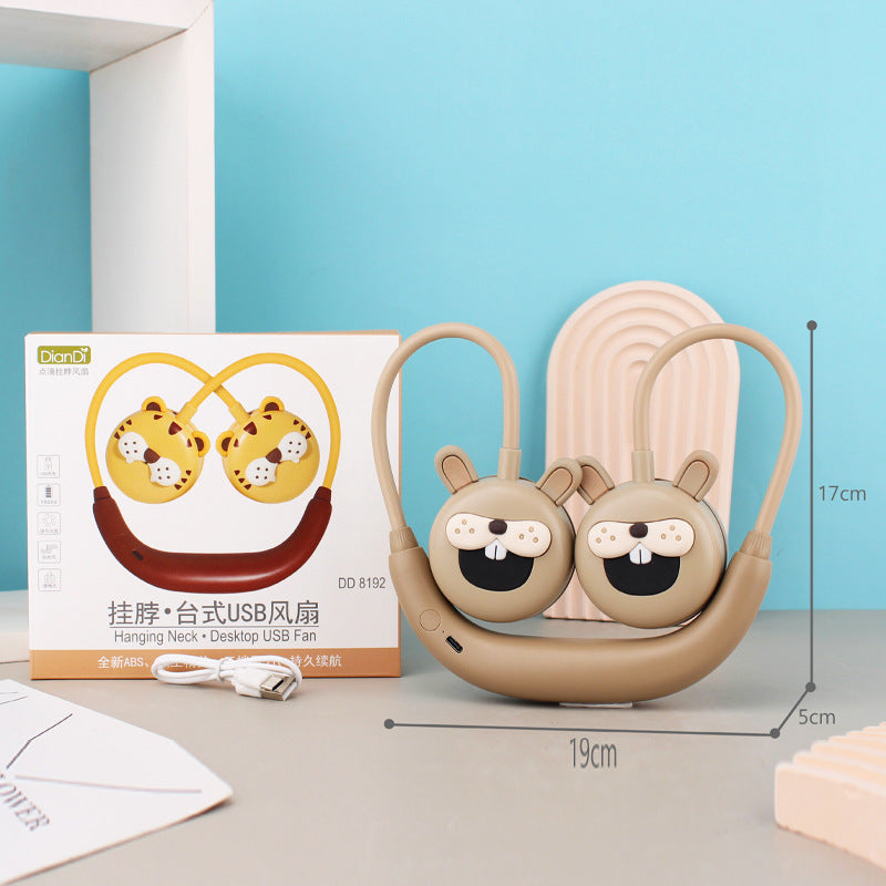 Damen Nackenventilator im niedlichen Tierdesign Karnz