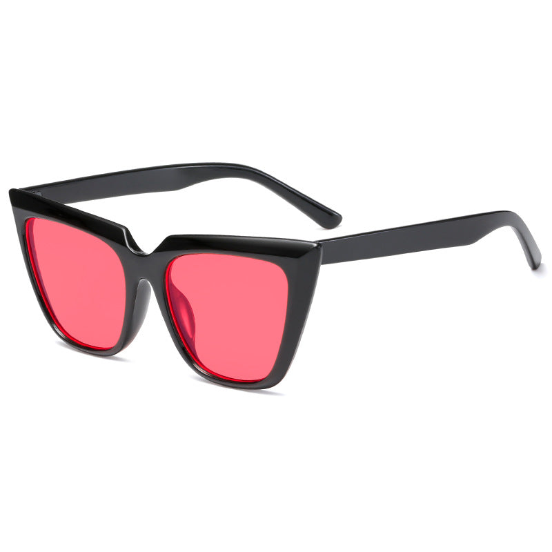 Damen Geometrische Oversized-Sonnenbrille Karnz