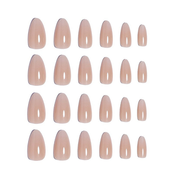 Natürliche Glossy Press-On Nail Tips Karnz