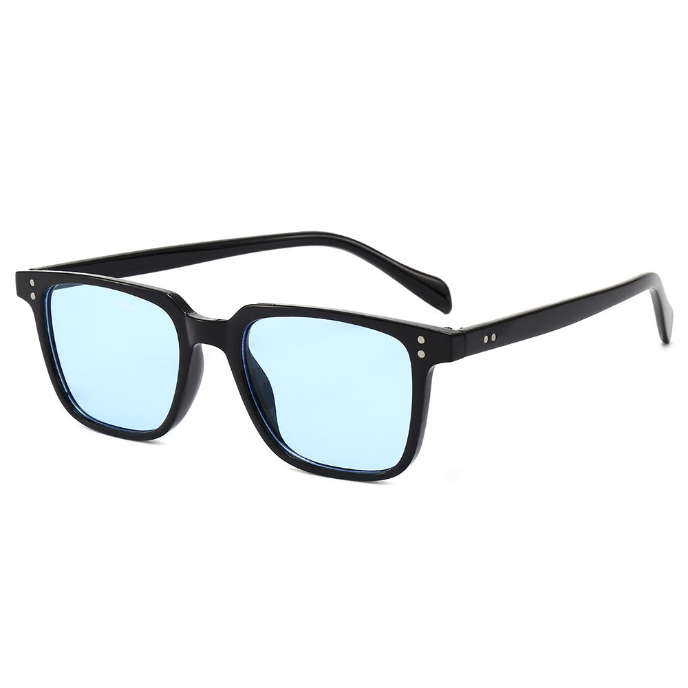 Damen modische quadratische Sonnenbrille mit einzigartigen Gläsern Karnz