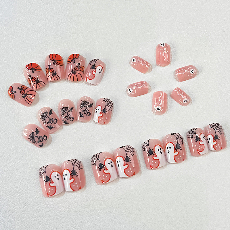Themen Dekorative Press-On Nagelset Karnz