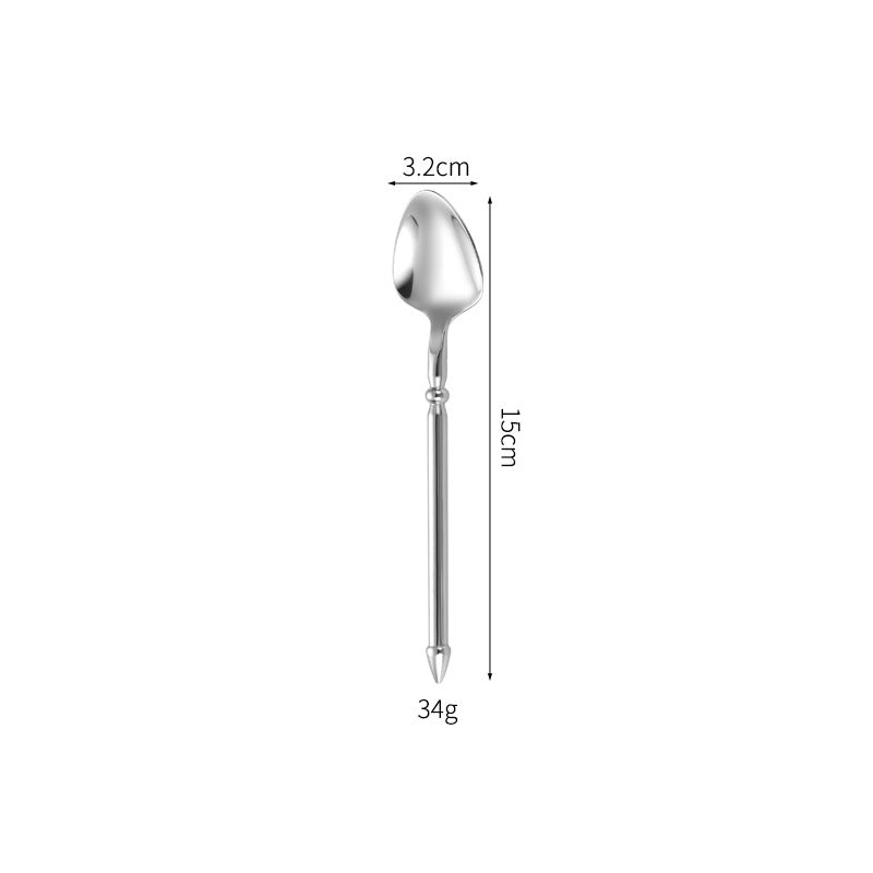 Eleganter und Ergonomischer Löffel mit Schmalem Griff Karnz