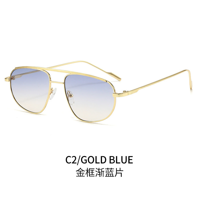 Damen Piloten-Sonnenbrille mit flexibler Passform und UV-Schutz Karnz