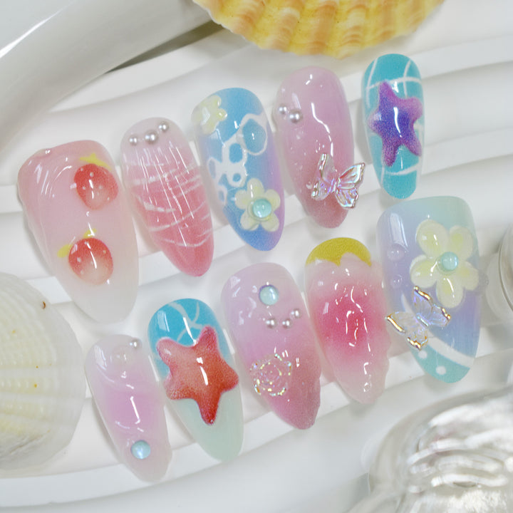 Thematic Artisan Press-On Nail Set Karnz
