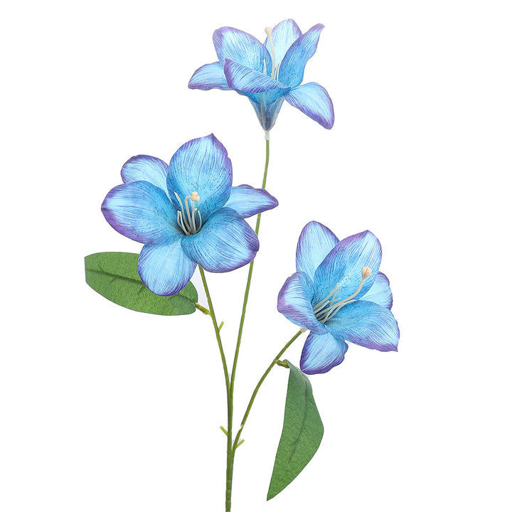 Künstlicher Lilienstängel mit filigranen Blüten Karnz
