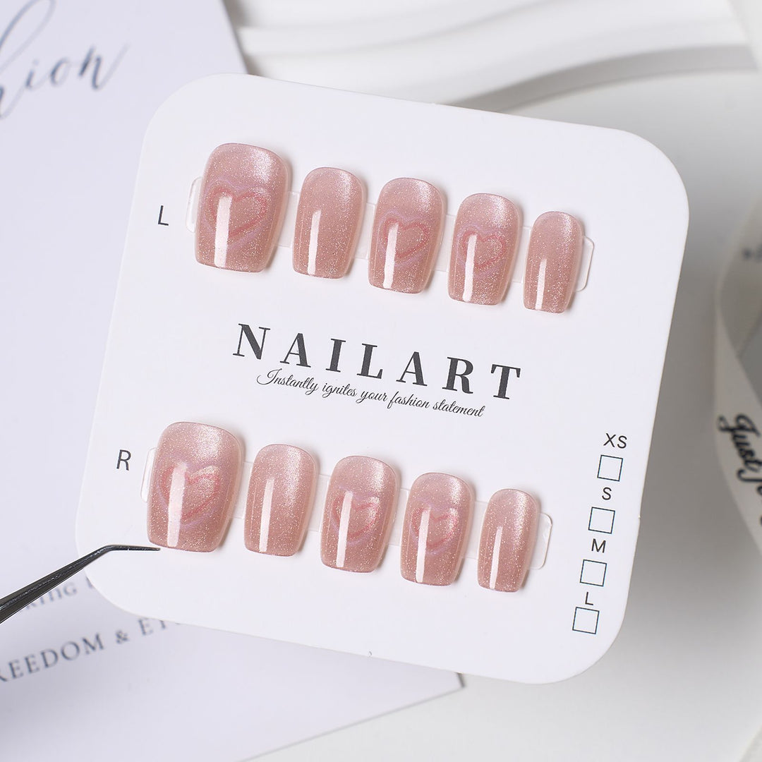 Dekorativer Stiletto Press-On Nagelset