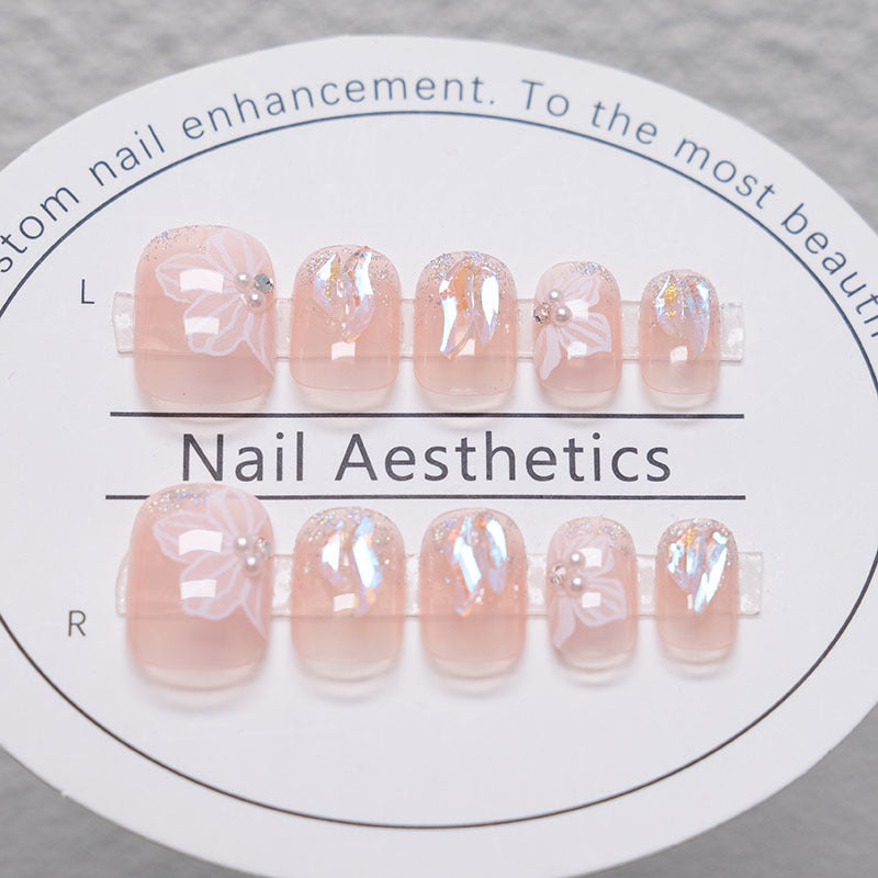 Blumen Acryl Nagelkunst