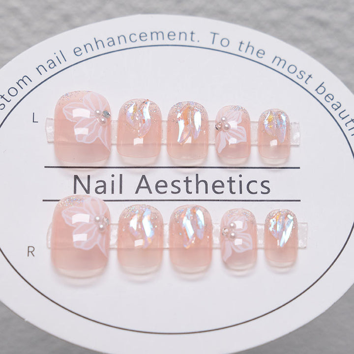Blumen Acryl Nagelkunst
