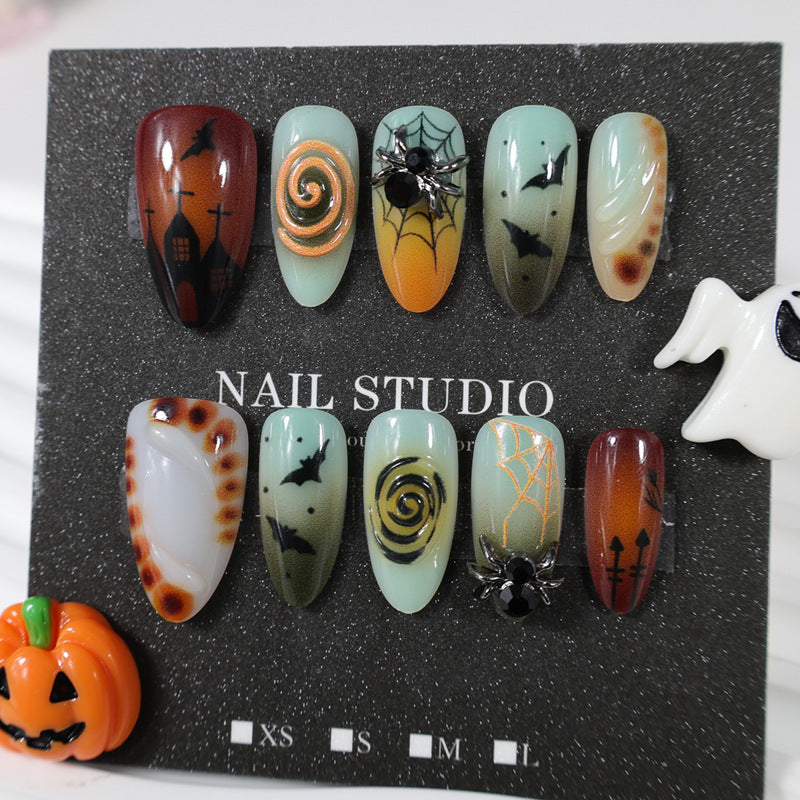 Halloween Kunstnagelset Karnz