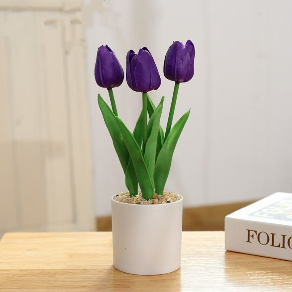Realistisches Tulpenblumenarrangement