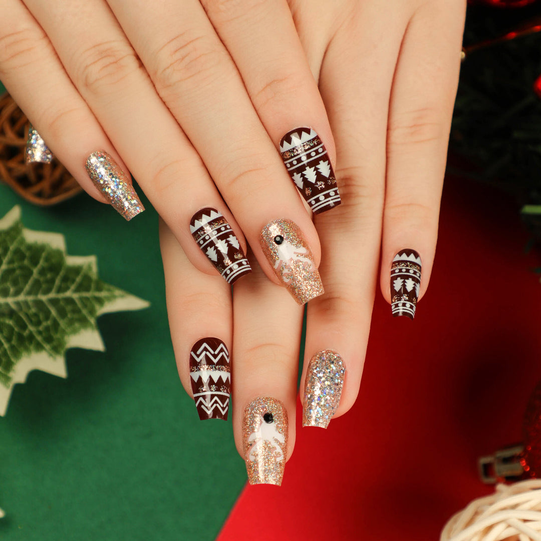 Weihnachten Nagelkunst Karnz