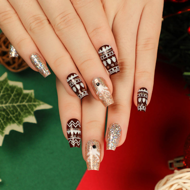 Weihnachten Nagelkunst Karnz