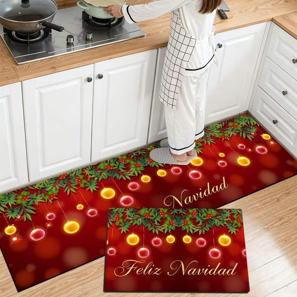 Festliche Weihnachts Küchenmatte Karnz
