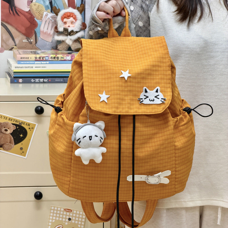 Lässiger Kordelzug-Rucksack Karnz