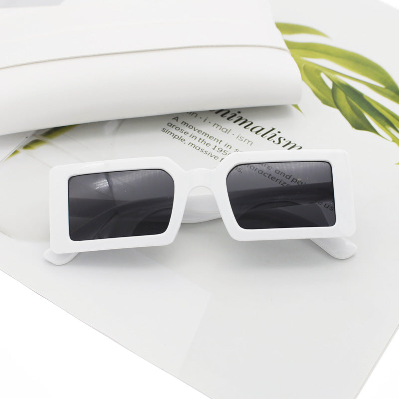 Damen moderne Oversized-Sonnenbrille Karnz