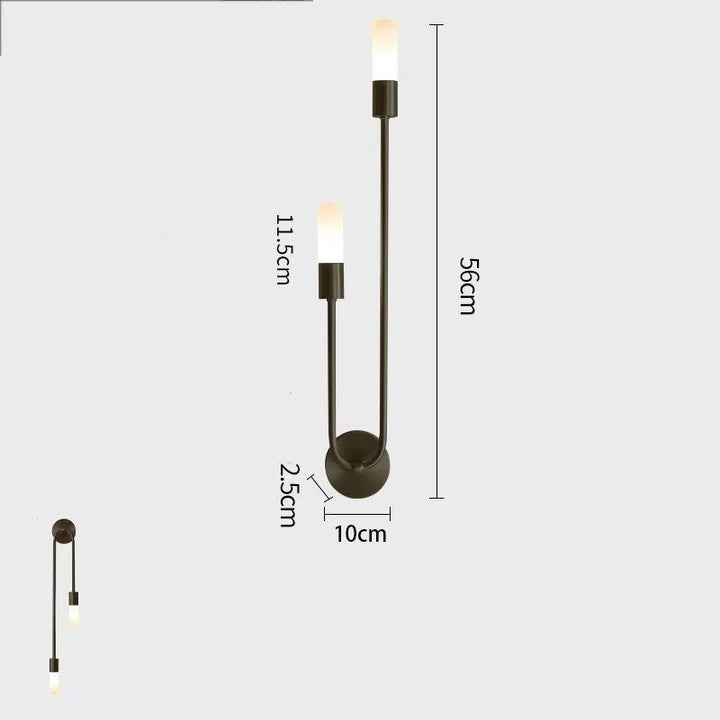 Moderne Dual-Arm Wandlampe