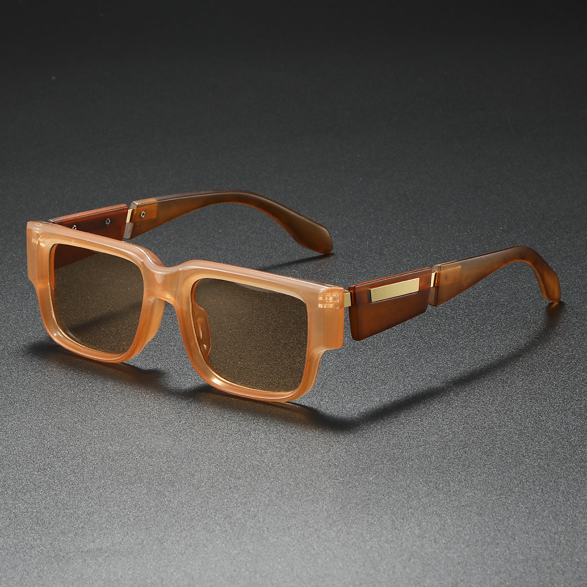 Damen Modische Oversized-Sonnenbrille mit elegantem Kunststoffrahmen Karnz