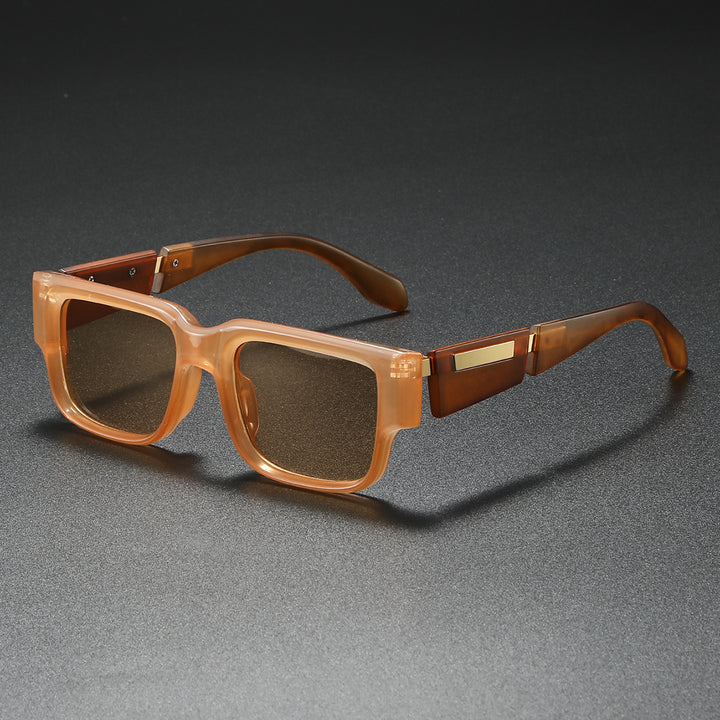 Damen Modische Oversized-Sonnenbrille mit elegantem Kunststoffrahmen Karnz