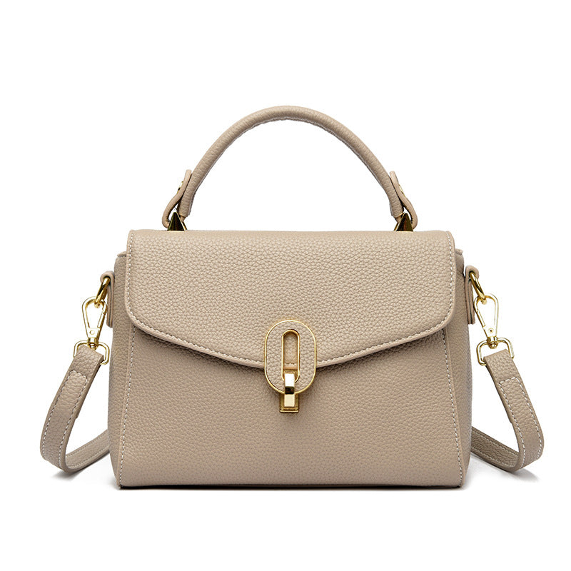 Elegante Strukturierte Top-Handle Handtasche Karnz