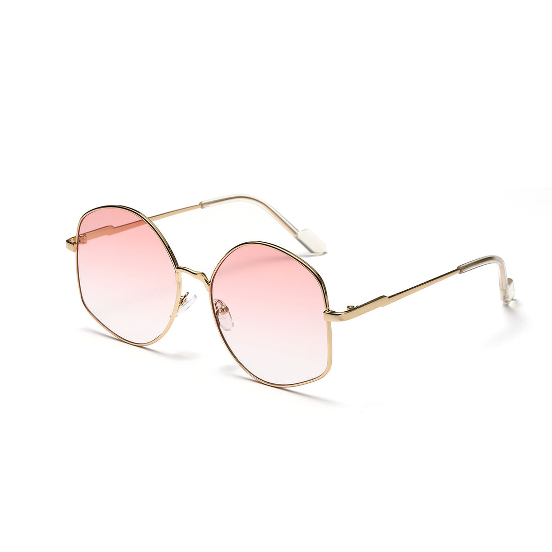 Damen modische Sonnenbrille mit einzigartiger achteckiger Rahmenkonstruktion Karnz