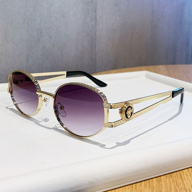 Damen elegante Sonnenbrille mit luxuriösem Rahmen und filigranem Design Karnz