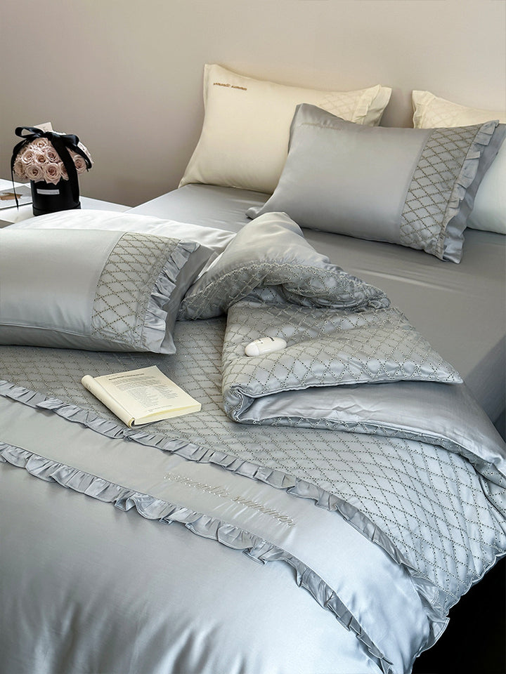 Satin-Bettwäsche-Set
