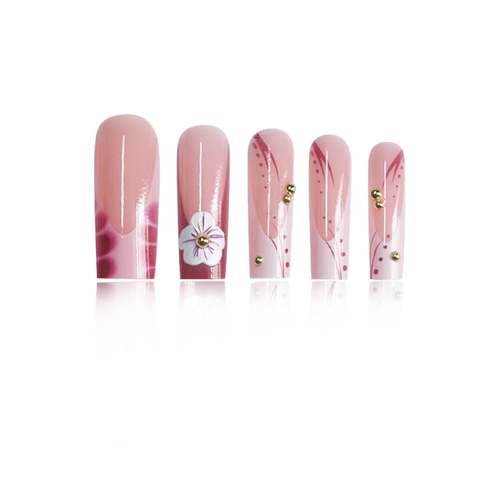 3D Floral Nail Art Enhancements Karnz