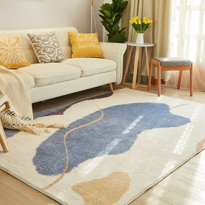 Abstraktes Design Boden Teppich Karnz