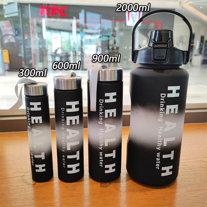 Damen isolierte Sporttrinkflasche mit ergonomischem Griff und auslaufsicherem Deckel Karnz