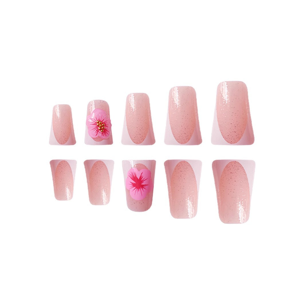 Blumen Acryl Nagelkunst Set Karnz