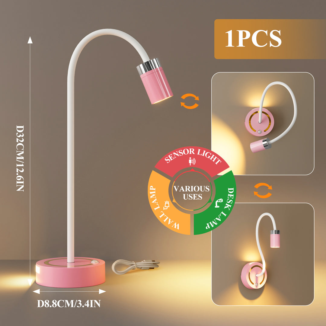 Flexible LED Tisch- und Wandlampe
