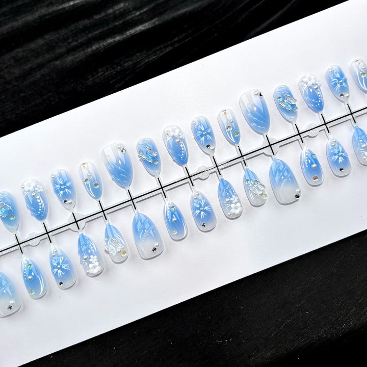 Elegante Press-On Nagelkunst Kollektion