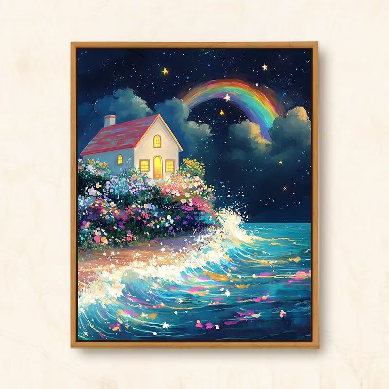 Verzaubernde Küstenfantasie Wandkunst Karnz