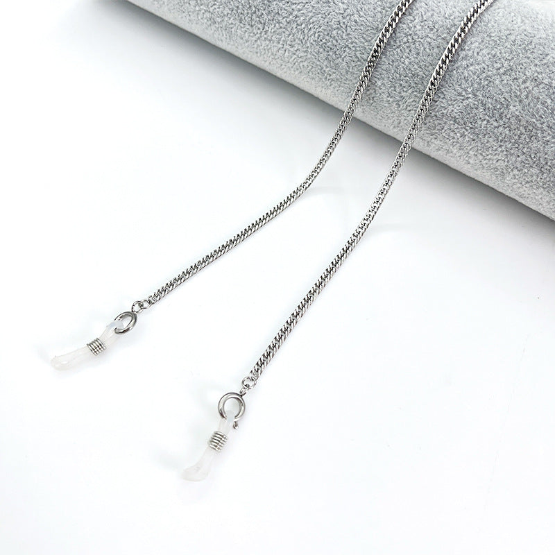 Metallic Brillen Kette Karnz
