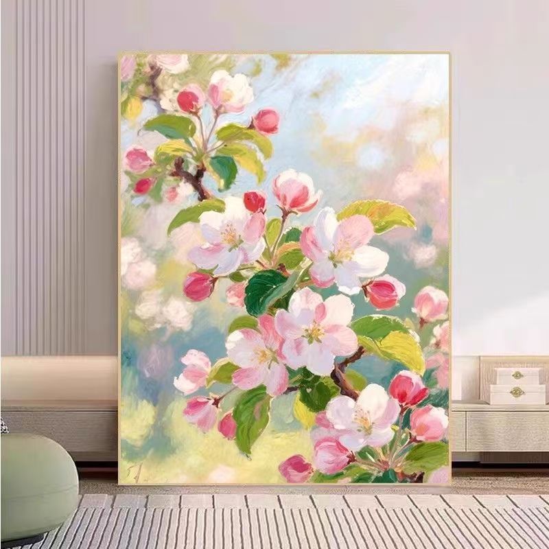 Florales Impressionisten-Leinwandkunst Karnz