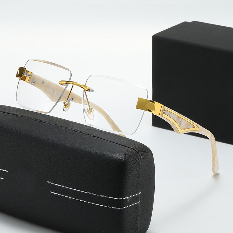Damen modische Brille mit quadratischem Rahmen Karnz