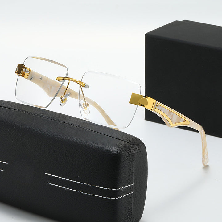 Damen modische Brille mit quadratischem Rahmen Karnz